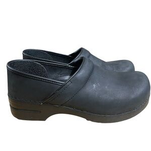 Dansko Men's Black Leather Clogs Work Chef Shoe Size 46EU/ US 13.5 Pre-owned